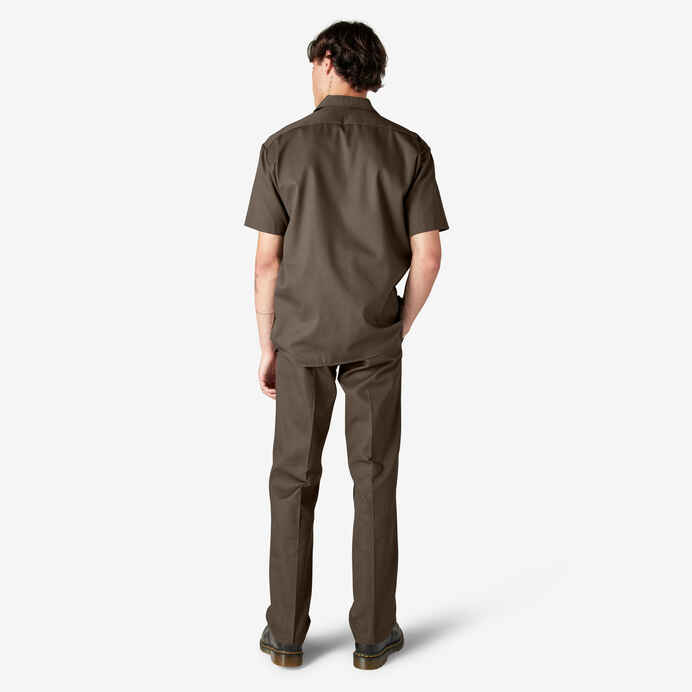 DICKIES SHORT SLEEVE WORKSHIRT (MUSHROOM)