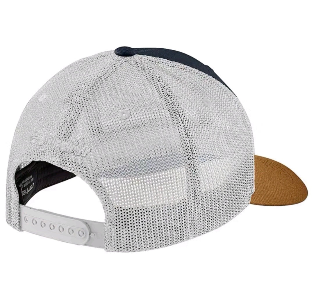 CARHARTT CANVAS MESHBACK C PATCH CAP (NAVY)