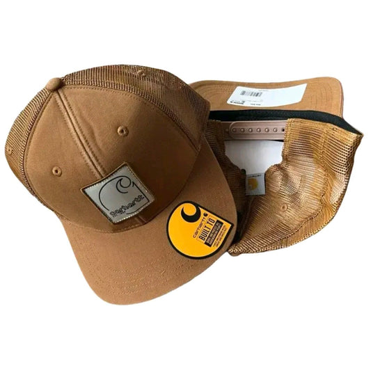 CARHARTT CANVAS MESHBACK C PATCH CAP (BROWN)