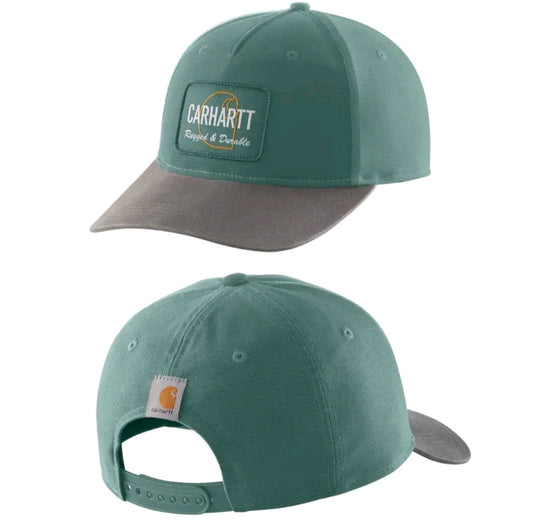 CARHARTT RUGGED PATCH CAP (SLATE GREEN)