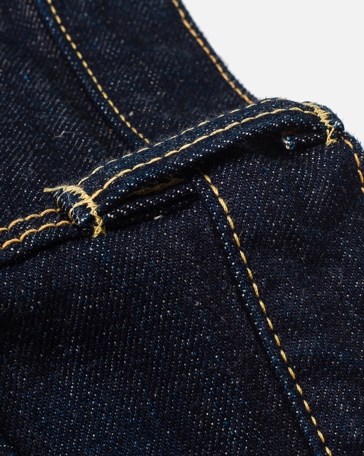 IRON HEART 666 170Z SELVEDGE DENIM SLIM STRAIGHT CUT JEANS - NATURAL INDIGO