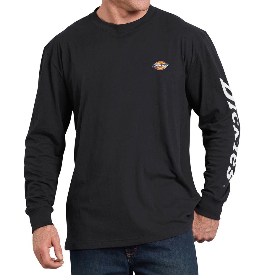 DICKIES - Long Sleeve Relaxed Fit Graphic Tee (Small Logo)